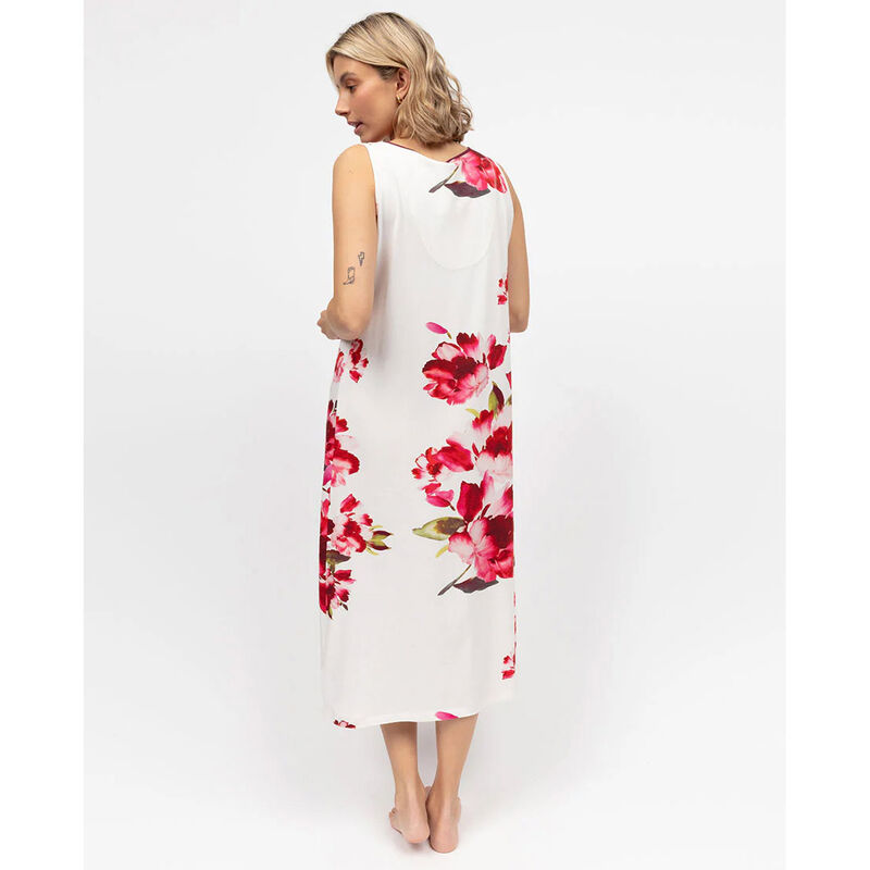 Cyberjammies Isabella Floral Printed Jersey Long Nightdress image number 1